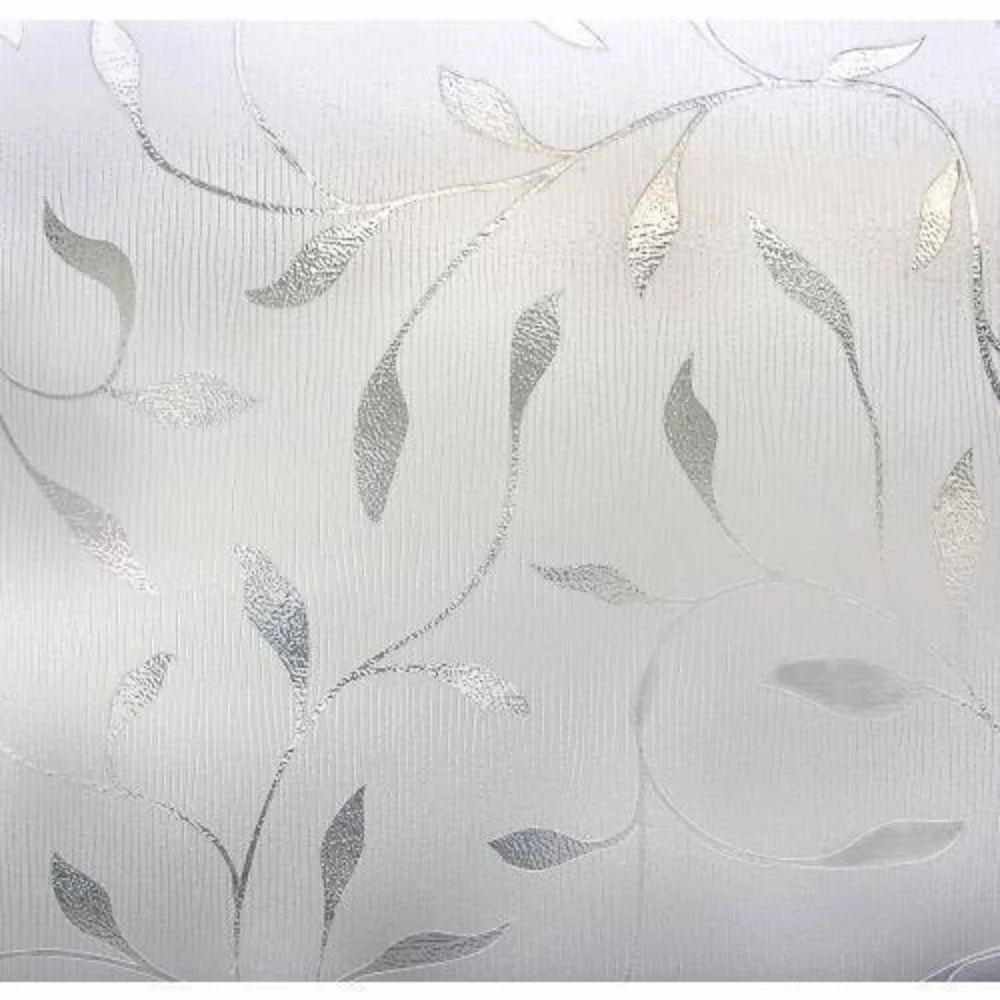 Transparent Glass Leaf Decorative Window Film